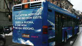 Bus atei a Genova