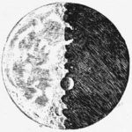 Incisione dal Sidereus Nuncius (tratto da Galileo's Moon Drawings)