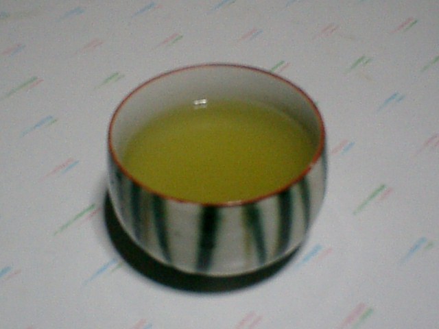 Una tazza di tè verde