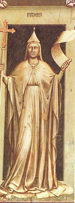Giotto - La fede (Cappelle degli Scrovegni)