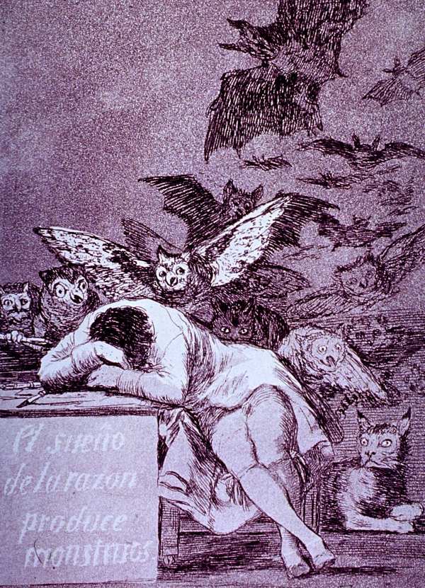 Francisco Goya - Il sonno della ragione genera mostri